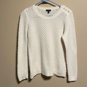 Open knit sweater